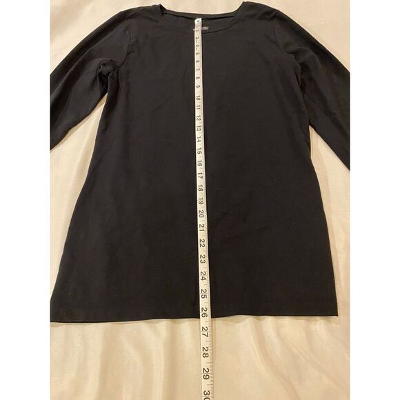 Pendleton Women's Black Long-Sleeve Crew Neck Cotton T-Shirt Size Large EUC - Picture 5 of 7